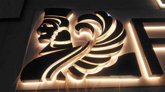 Stainless Steel Backlit Channel Letter Signs 9000K 18mm CE Certificated
