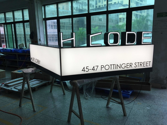 Aurora Event Directional Signage / Wayfinding Pylon Sign Board