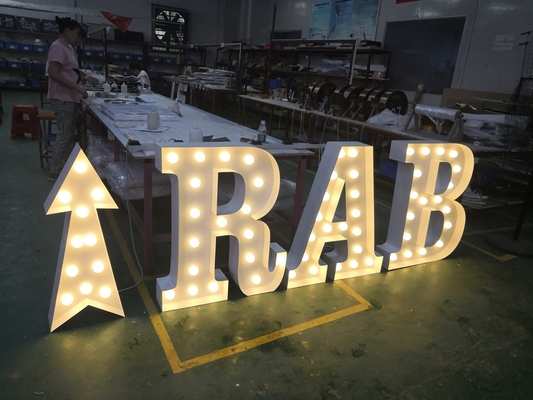 Stainless Steel 3D LED Acrylic Signage , Outdoor Lighted Letters For Buildings