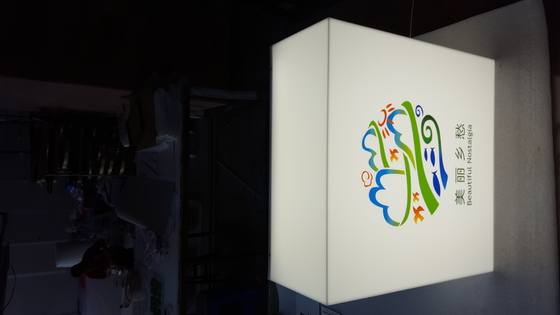 45mm Commercial Business Outdoor Lighted Box Sign 6500K 2 - 5 Years Warranty
