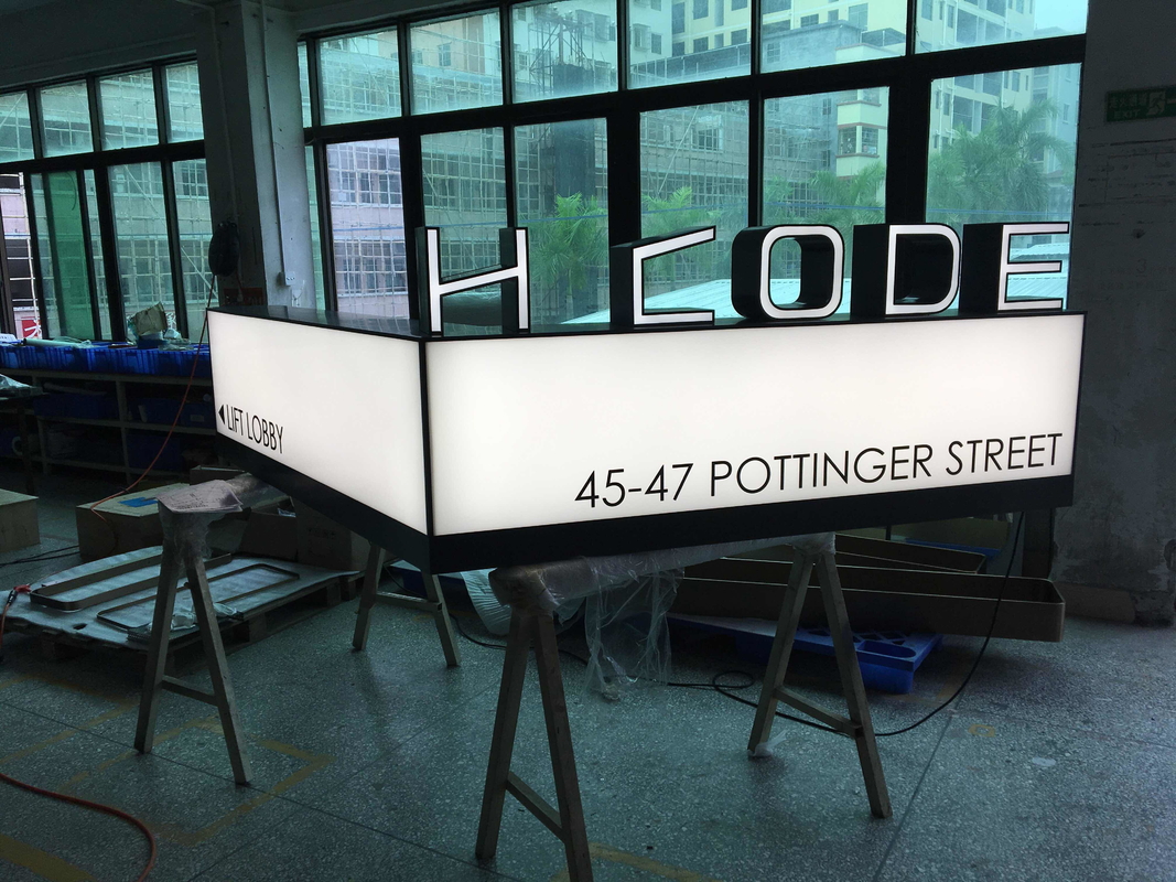 Aurora Event Directional Signage / Wayfinding Pylon Sign Board