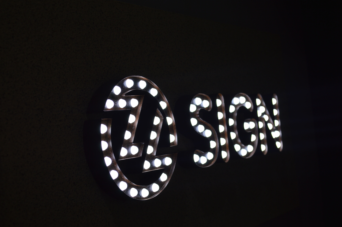 Stainless Steel 3D LED Acrylic Signage , Outdoor Lighted Letters For Buildings