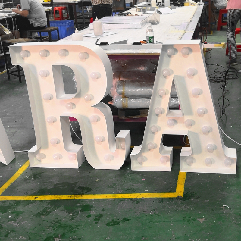 12mm Illuminated Channel Letter Signs Mathews card For Hotels / Facade