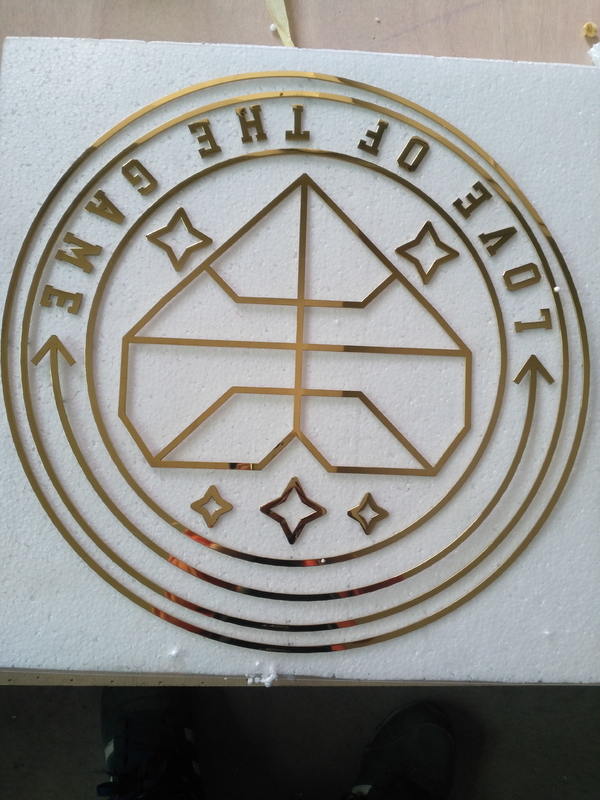 Mirror Polished Decorative Metal Letters 2mm -40mm Stainless Steel Lettering Signage