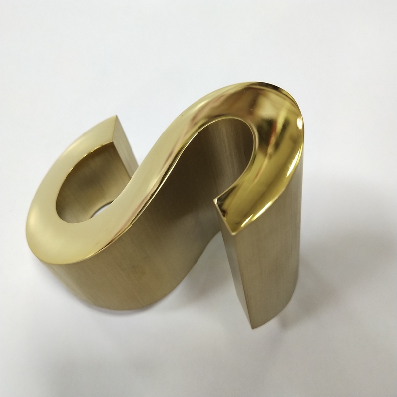 Mirror Polished Decorative Metal Letters 2mm -40mm Stainless Steel Lettering Signage