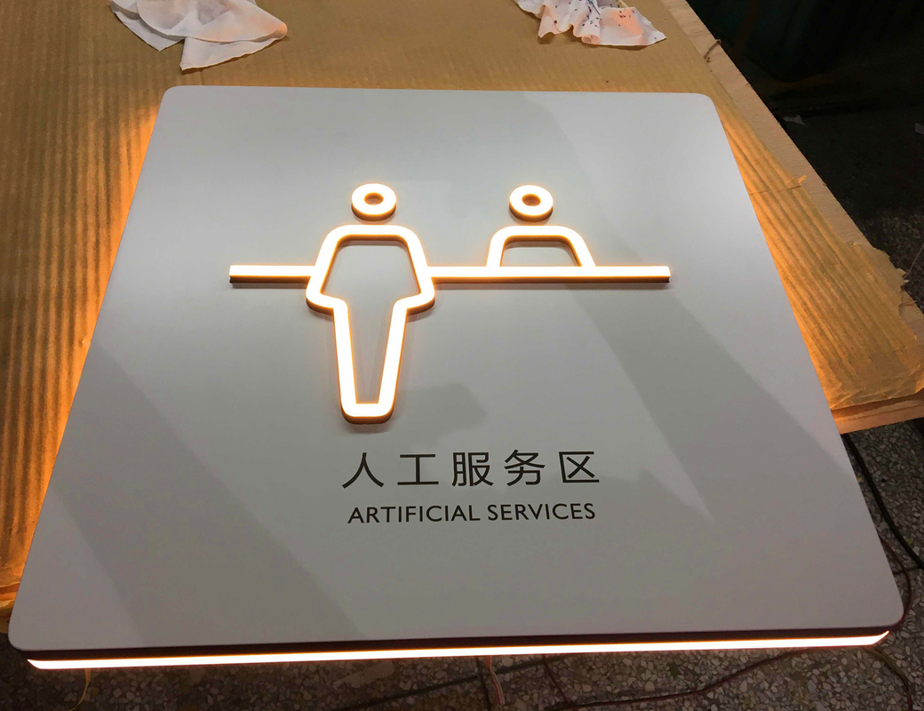 220*220mm CCC Event Directional Signage Wall Mounted / Hanging / Free Standing