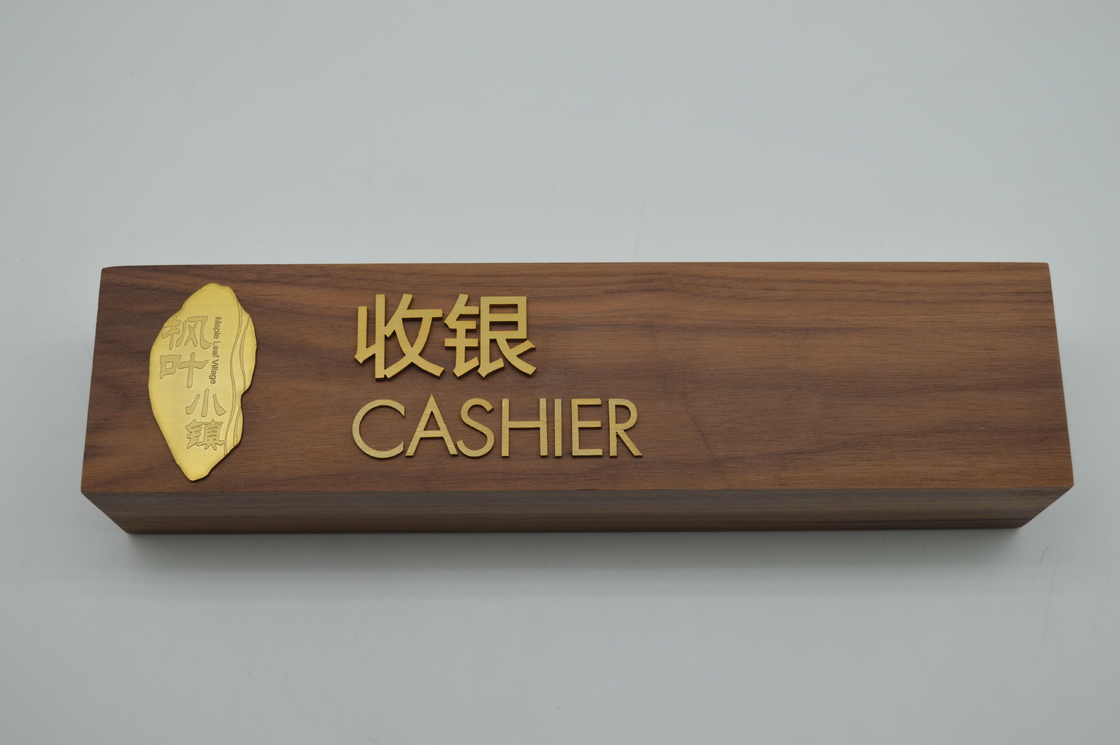 Stainless Steel Event Directional Signage 200*50mm For Wayfinding