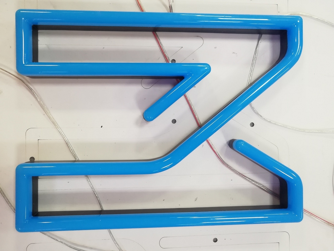 Advertising Plastic Neon Signs durable 24mm Depth For Events / Restaurant
