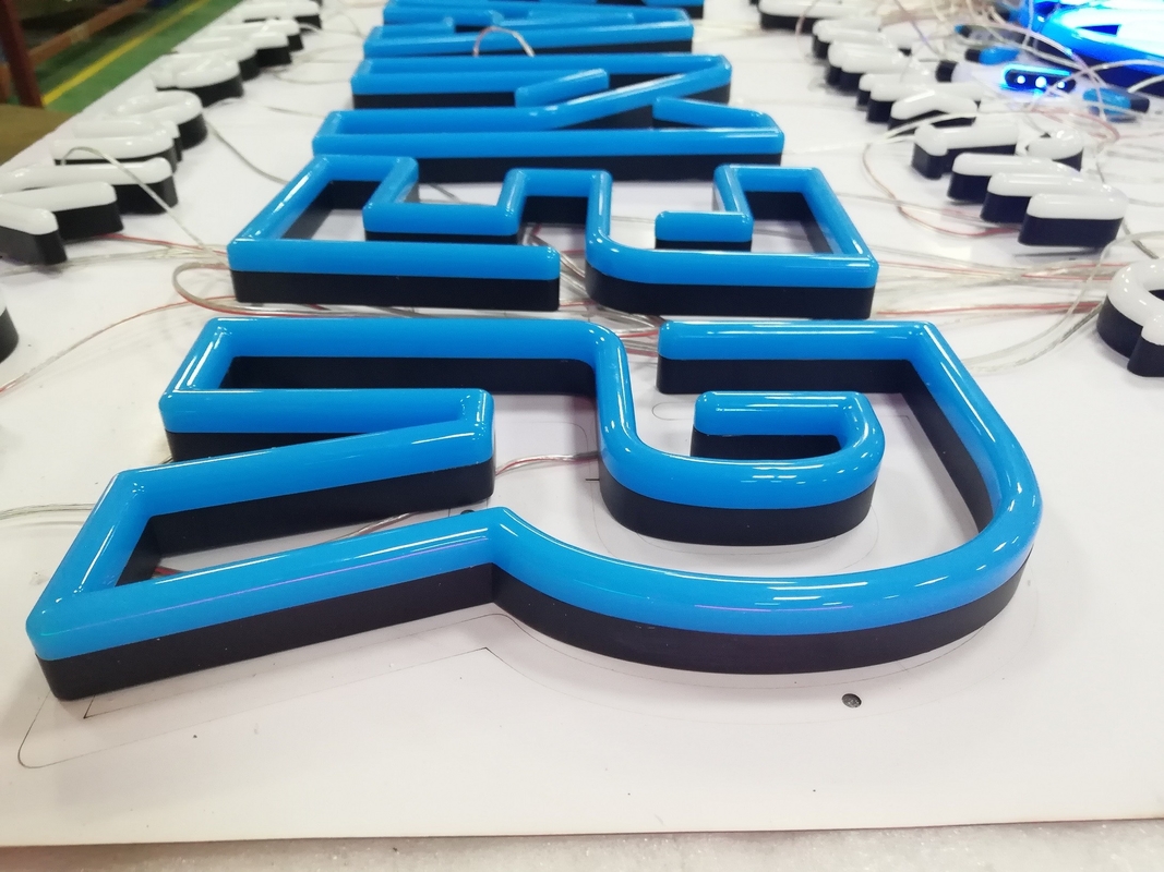 Decorative LED Neon Acrylic Sign 25mm Wall Mounted / Hanging / Free Standing
