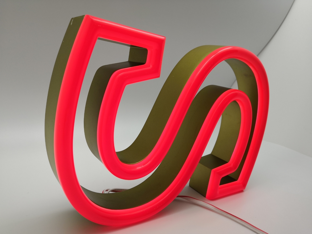 Waterproof Acrylic Neon Channel Letter Signs Durable For Office