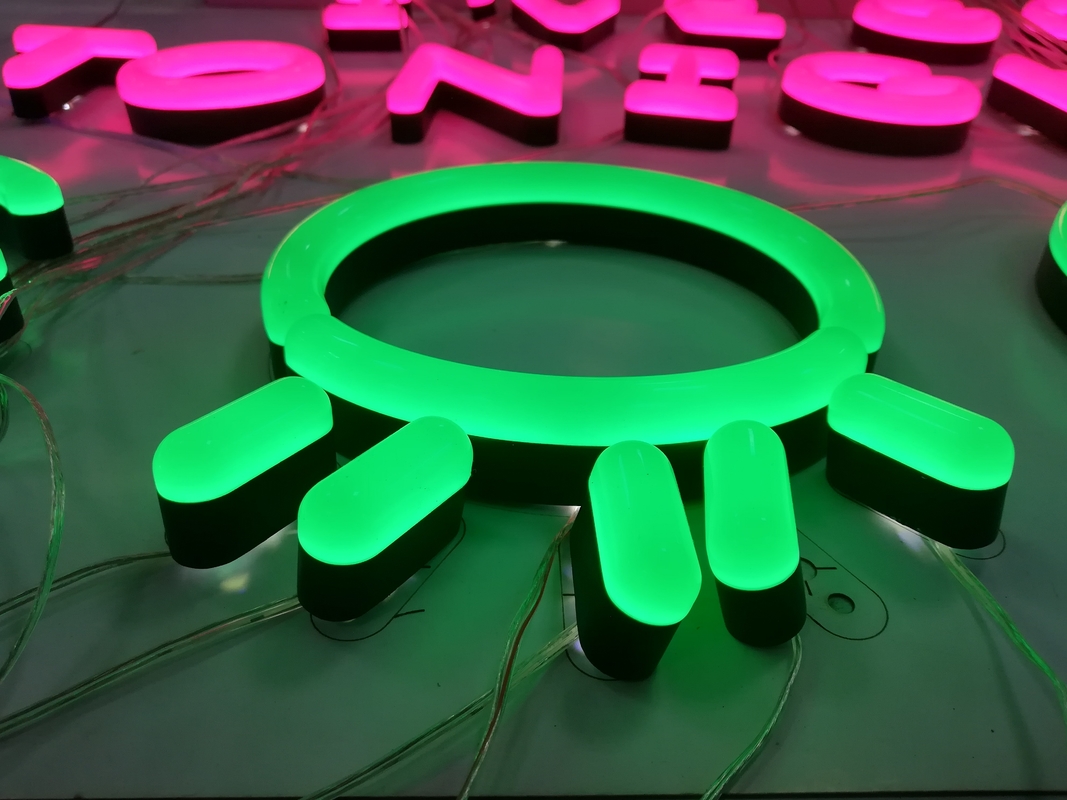 Waterproof Acrylic Neon Channel Letter Signs Durable For Office