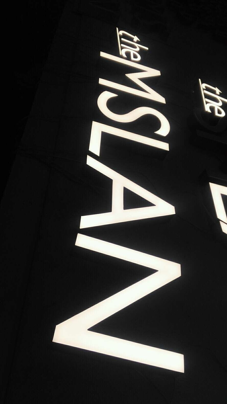 Illuminated 3D Front Lit Channel Letter Sign 30-50mm For Office Decoration