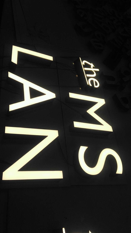 Illuminated 3D Front Lit Channel Letter Sign 30-50mm For Office Decoration