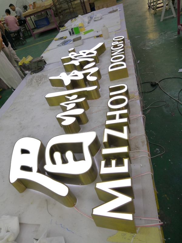 UL RoHs Custom Acrylic Business Sign Hanging / Free Standing