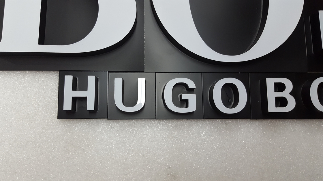 LED 3D Acrylic Letter Sign Board Color Customized RoHs Certificated