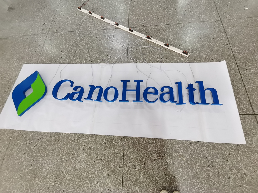 Backlit Signage Letters , 41mm 3500K-12000K Alphabet Letter Sign