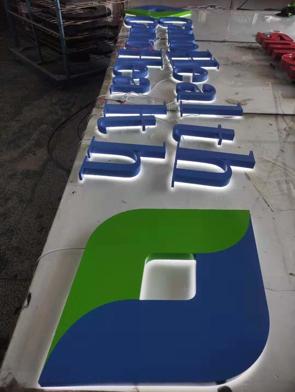 Aurora LED Backlit Channel Letter Signs 4000K-12000K 46mm Depth