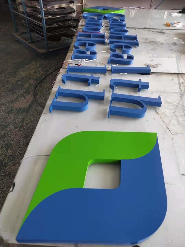 Aurora LED Backlit Channel Letter Signs 4000K-12000K 46mm Depth