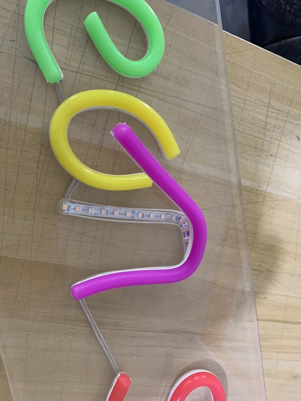 Illuminated RGB Neon Wall Mounted Signs 12mm LED Strips / LED Modules