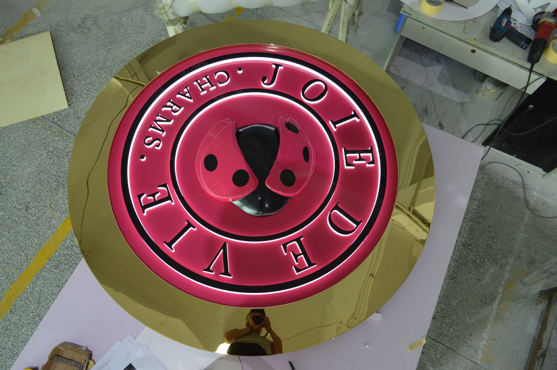 Aurora LED Light Boxes Illuminated Double Sided Lighted Sign 600*600*90mm