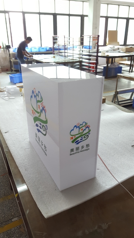 6500K Outdoor Acrylic Light Box Signage With UV Printing