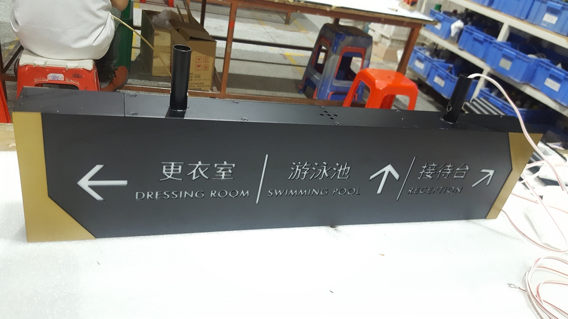 Advertising LED Light Boxes White 9000K Free Standing for shopping mall