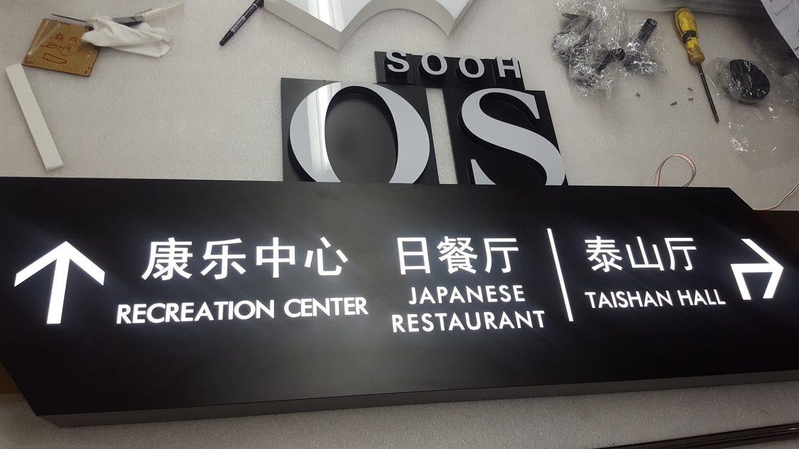 Wall Mounted LED Light Boxes 10000K 2500*250*80mm For Advertising