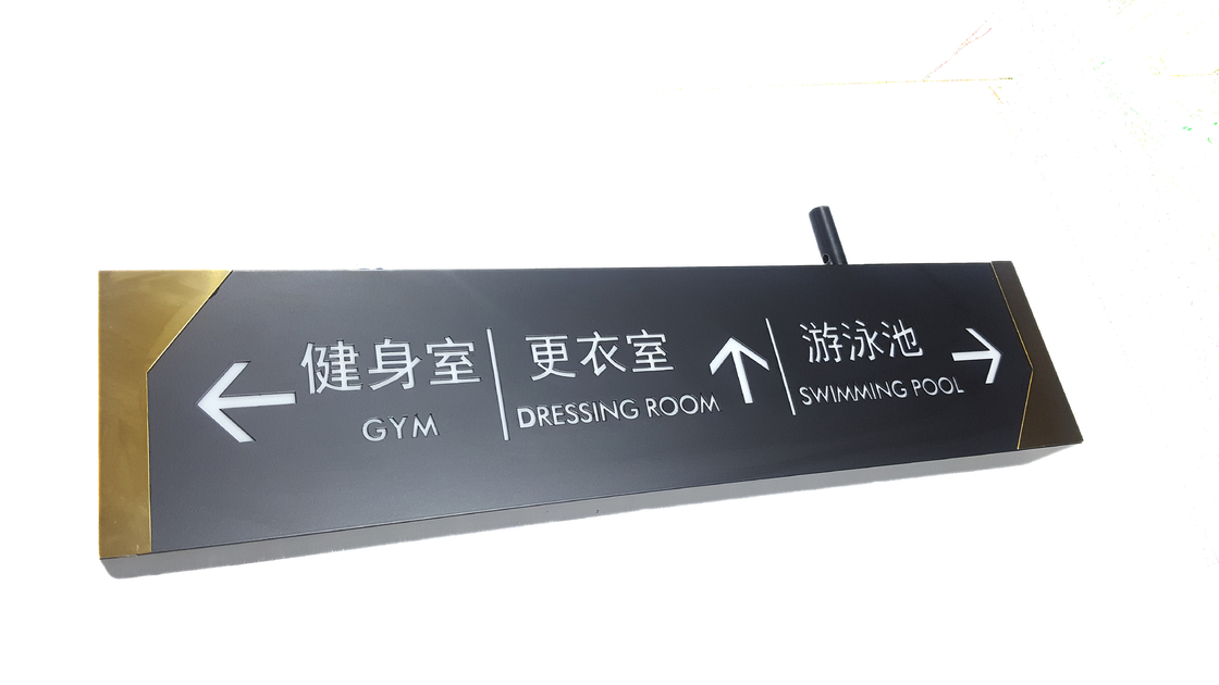 8000K White Outdoor Illuminated Light Box Sign 1650*350mm Depth