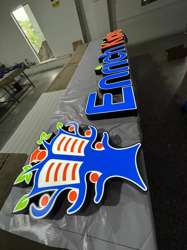IP65 Outdoor Lighted Sign Letters , Free Standing RGB LED Letters