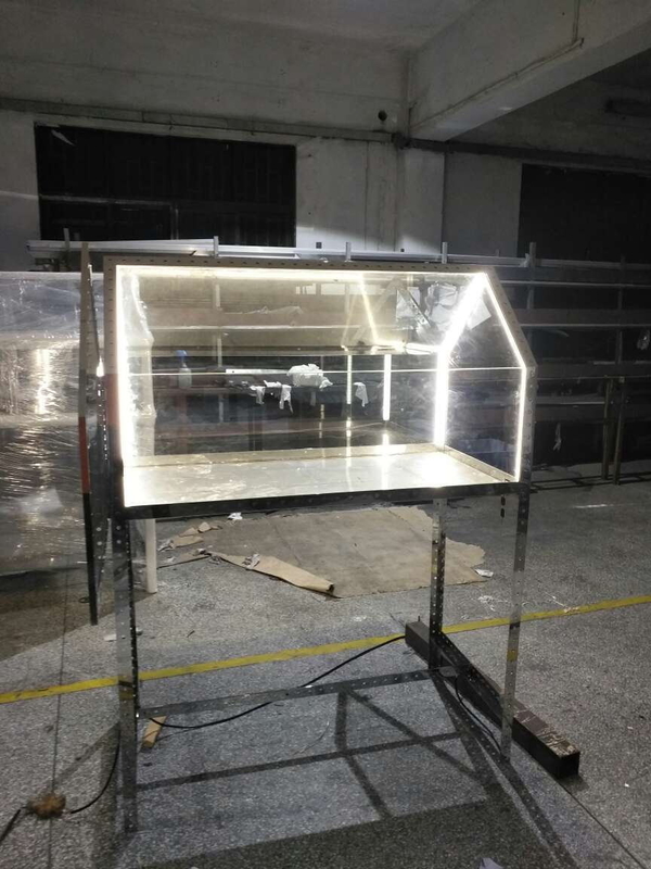 Aurora Retail Visual Merchandising Displays Chromed For Showcase Products